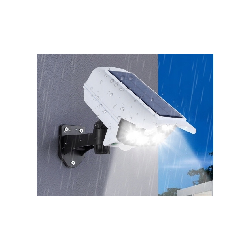 Світлодіодна сонячна модель камери безпеки з датчиком КАМЕРА LED/1W/3,7V 1200 мАг IP44 + дистанційне керування