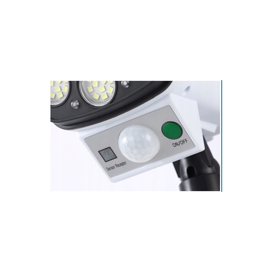 Світлодіодна сонячна модель камери безпеки з датчиком КАМЕРА LED/1W/3,7V 1200 мАг IP44 + дистанційне керування