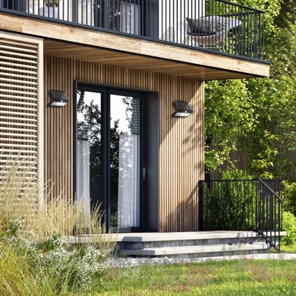 Світильник на сонячній батареї з LED, датчиком руху та сутінковим сенсором LED/6,8 Вт/4000 мАг 3,7 В IP65