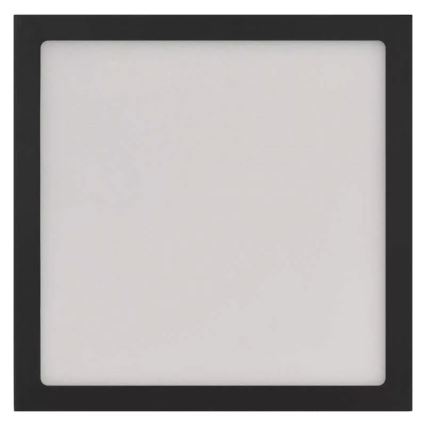 Світлодіодний стельовий світильник NEXXO LED/12,5W/230V 3000/3500/4000K 17x17 см чорний