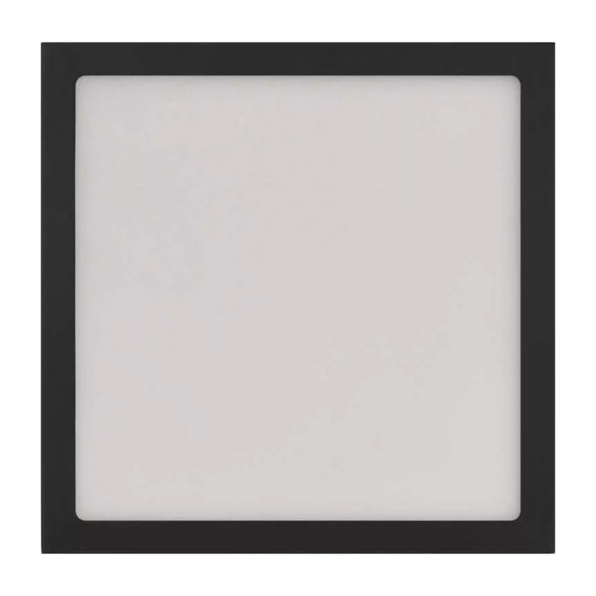 Світлодіодний стельовий світильник NEXXO LED/12,5W/230V 3000/3500/4000K 17x17 см чорний