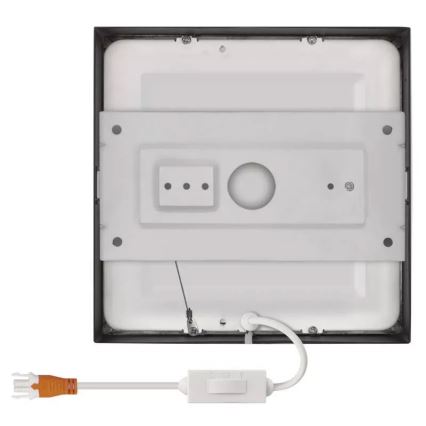 Світлодіодний стельовий світильник NEXXO LED/12,5W/230V 3000/3500/4000K 17x17 см чорний