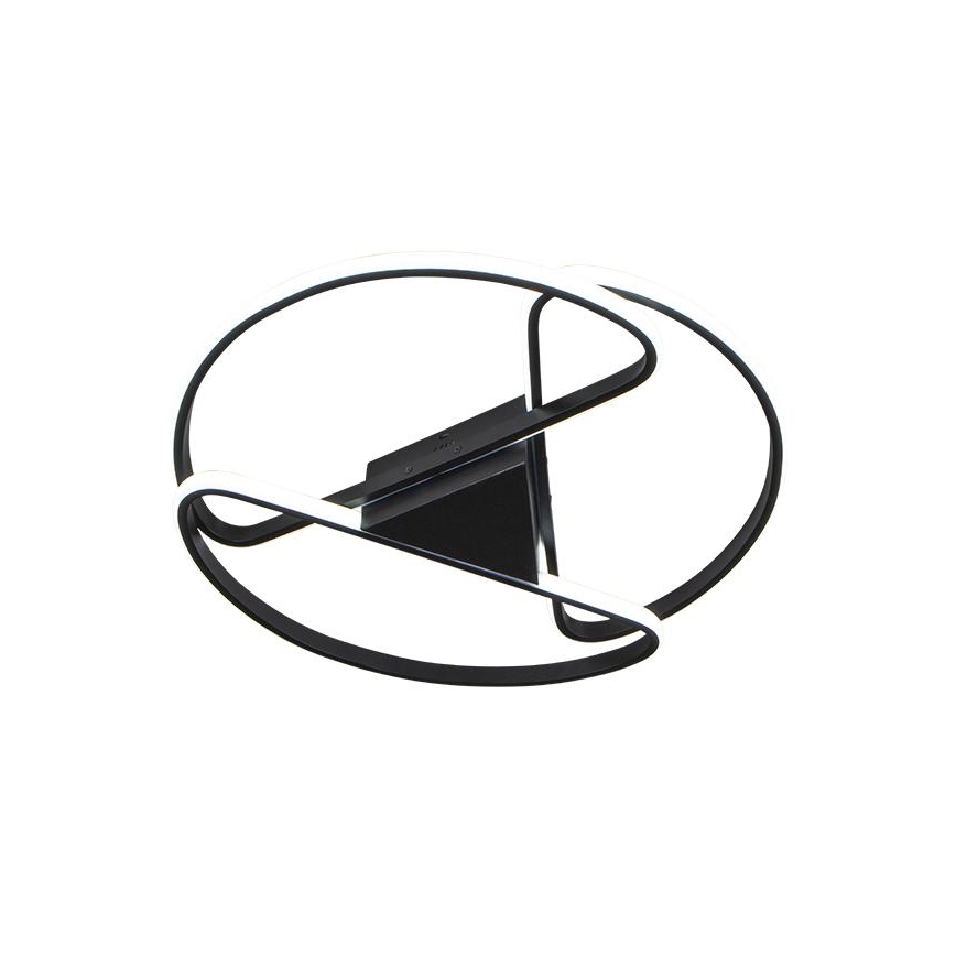 Світлодіодний регульований стельовий світильник LED/75W/230V 3000-6500K чорний + дистанційне керування