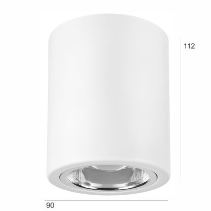 Світильник точковий LED TACO 1xE27/15W/230V білий