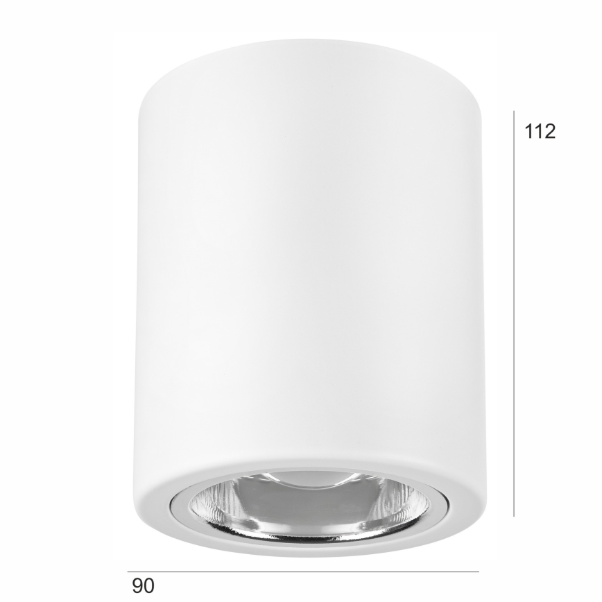 Світильник точковий LED TACO 1xE27/15W/230V білий