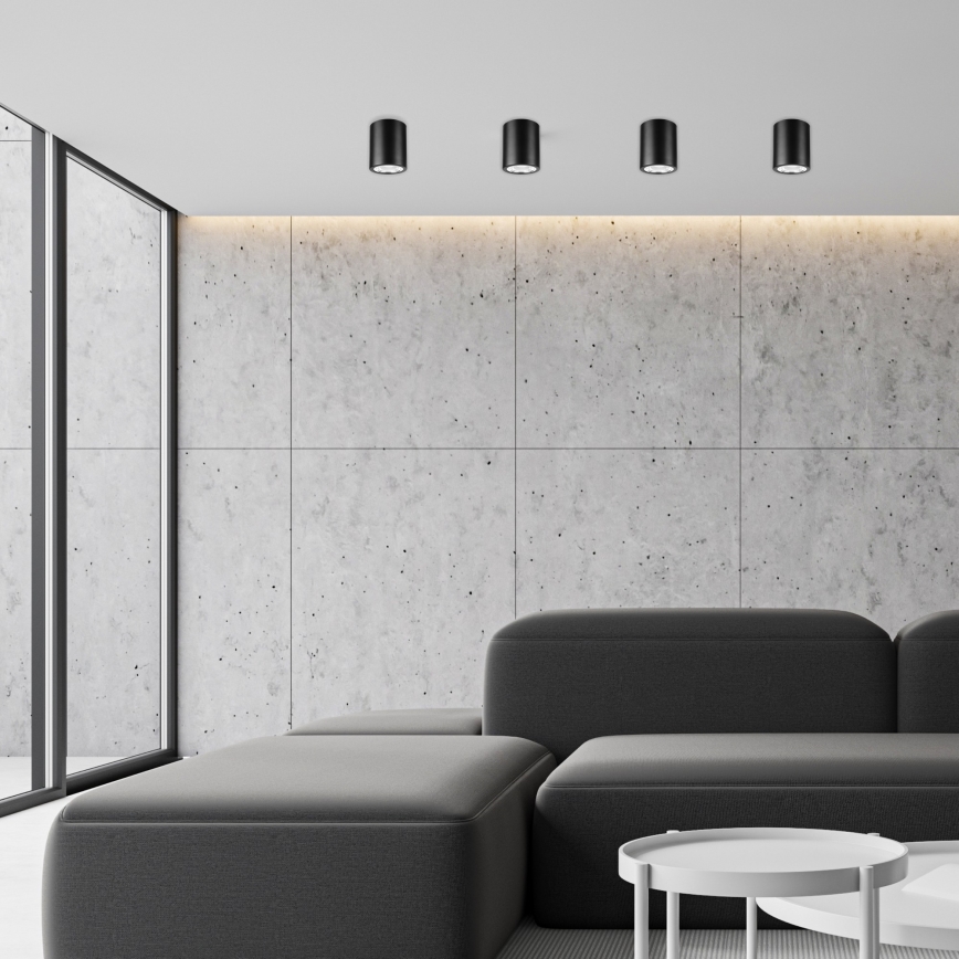 Світильник точковий LED TACO 1xE27/15W/230V чорний