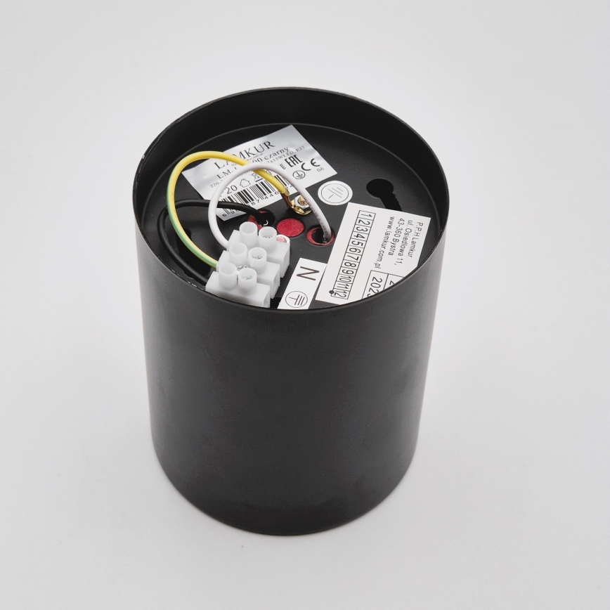 Світильник точковий LED TACO 1xE27/15W/230V чорний