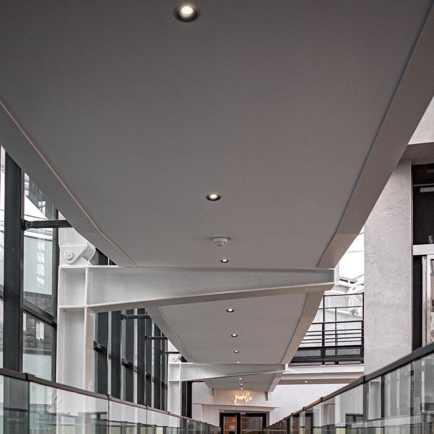 Світильник вбудований LED/12W/230V 3000/4000/6400K ? 8,6 см чорний