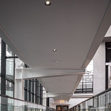 Світильник вбудований світлодіодний LED/24W/230V 3000/4000/6400K Ø 13,5 см чорний