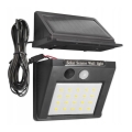 Світильник на сонячних батареях з LED, настінний, з датчиком і зовнішньою панеллю LED/0,55 Вт/3,7 В 1200 мАг IP65