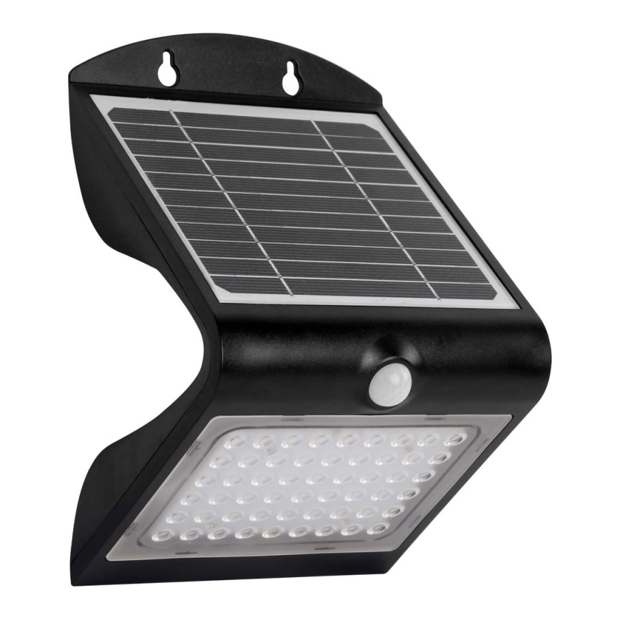 Світильник на сонячній батареї з LED, датчиком руху та сутінковим датчиком LED/3,2 Вт/2000 мАг 3,7 В IP65