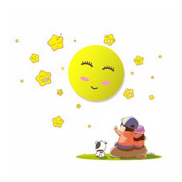 Світильник настінний дитячий LED 1xLED/0,6W/3xAAA