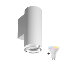 Світильник настінний LED RGBW, що регулюється, для ванної кімнати TURYN 1xGU10/6,5W/230V 2700-6500K Wi-Fi IP44 білий