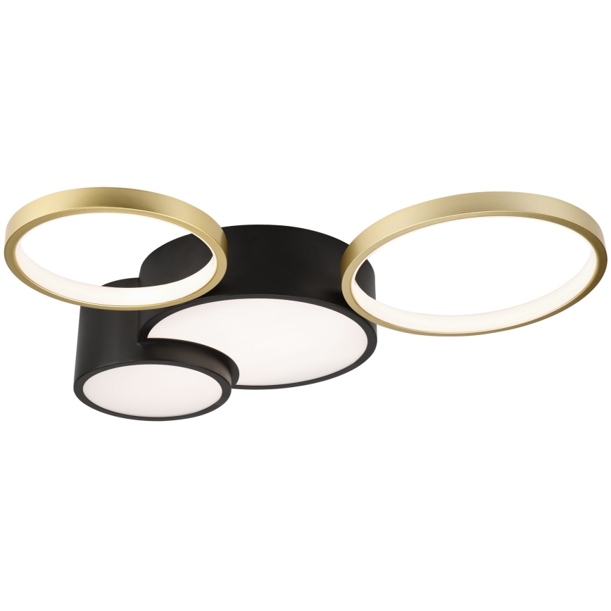 Світильник стельовий димований ALIZEE LED/30W/230V 3000-6500K чорний/золотий