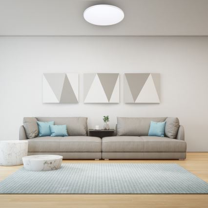 Світильник стельовий світлодіодний затемнюваний SIENA LED/68W/230V + дистанційне керування