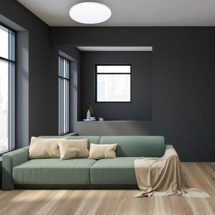 Світильник стельовий світлодіодний затемнюваний SIENA LED/68W/230V + дистанційне керування