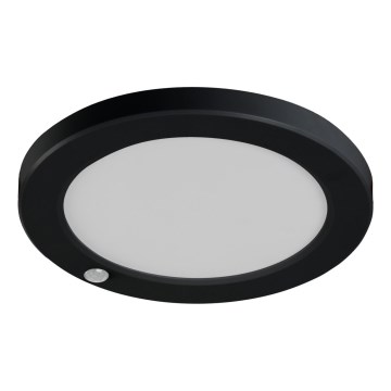 Світильник стельовий/підвісний LED з датчиком руху 2в1 ERGA LED/17W/230V 3000/4000/6500K чорний