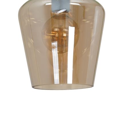 Світильник стельовий SANTIAGO 1xE27/60W/230V коричневий