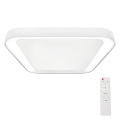 Світильник стельовий світлодіодний димований QUADRO LED/66W/230V 3000-6000K білий + дистанційне керування