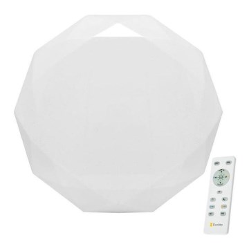 Світильник стельовий світлодіодний затемнюваний DIAMANT LED/25W/230V + дистанційне керування