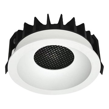 Світильник вбудований світлодіодний LED/12W/230V 3000/4000/6400K Ø 8,6 см білий