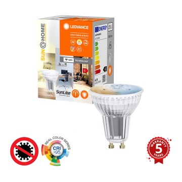 Світлодіодна димована антибактеріальна лампа PAR16 GU10/4,9W/230V Wi-Fi - Ledvance