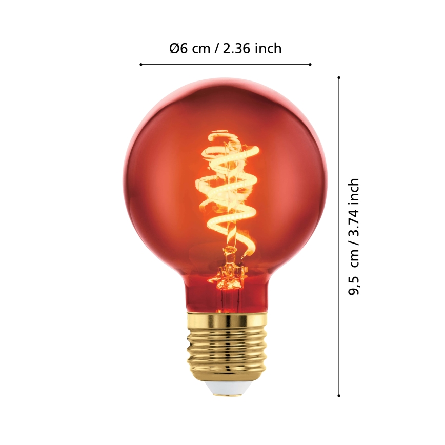 Світлодіодна димована лампа E27/4W/230V 2000K - Eglo 110198