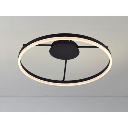 Світлодіодна димована накладна люстра LED/55W/230V 3000-6500K + пульт дистанційного керування