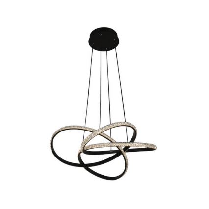 LED люстра з регулюванням яскравості на тросі LED/95W/230V 3000-6500K діаметром 57 см + пульт дистанційного керування