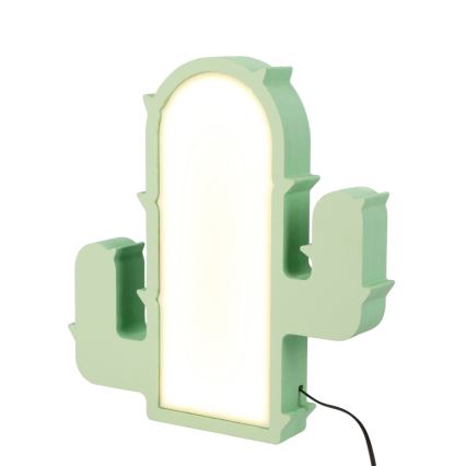 Світлодіодна дитяча настільна лампа CACTUS LED/10W/230V зелена