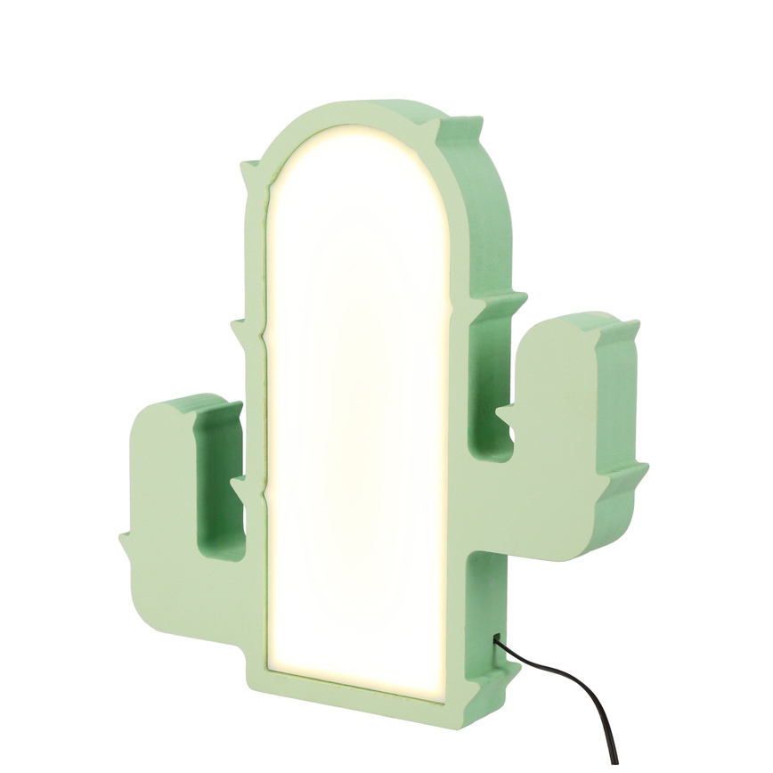 Світлодіодна дитяча настільна лампа CACTUS LED/10W/230V зелена