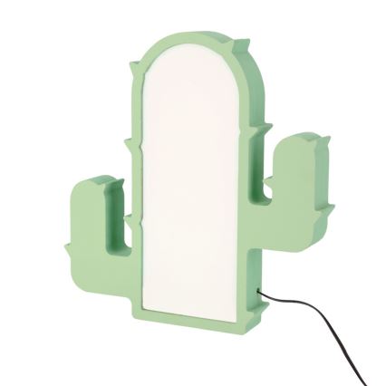 Світлодіодна дитяча настільна лампа CACTUS LED/10W/230V зелена