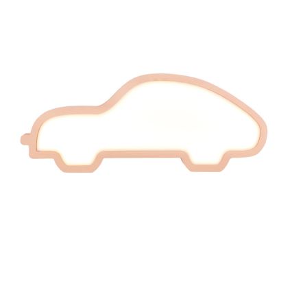 Світлодіодна дитяча настільна лампа CAR LED/11W/230V рожева
