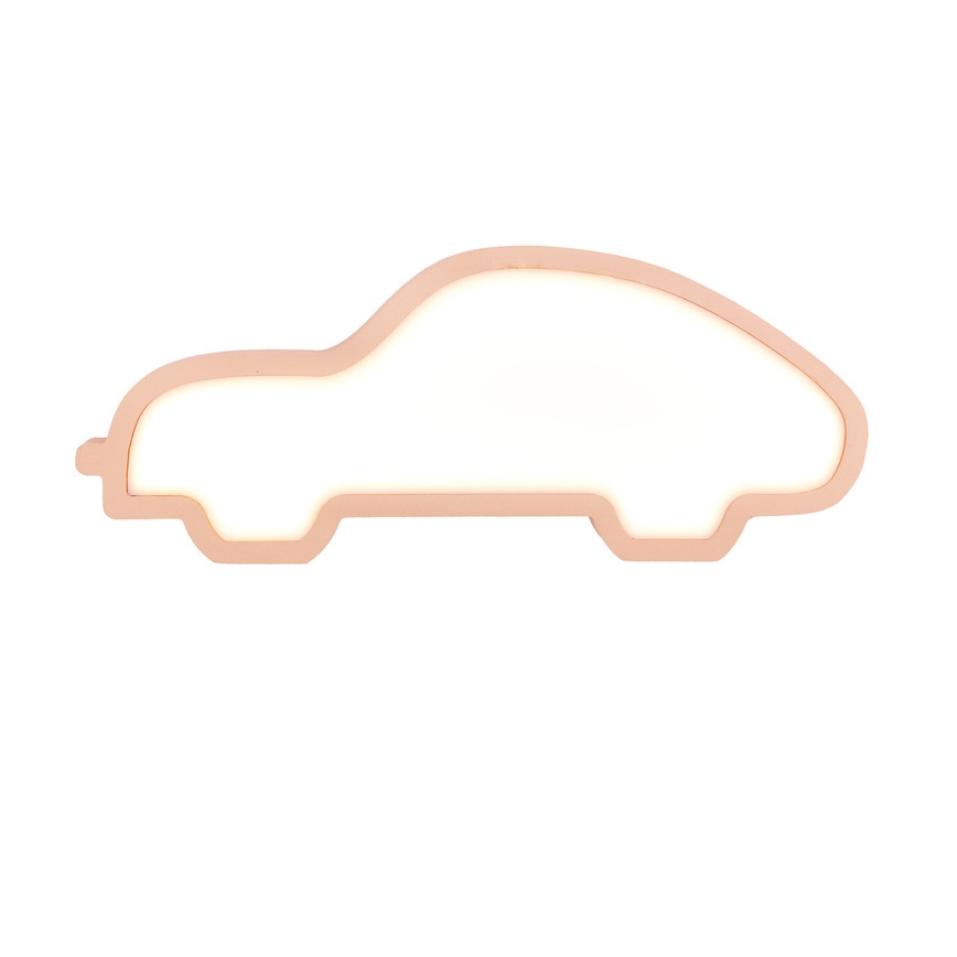 Світлодіодна дитяча настільна лампа CAR LED/11W/230V рожева