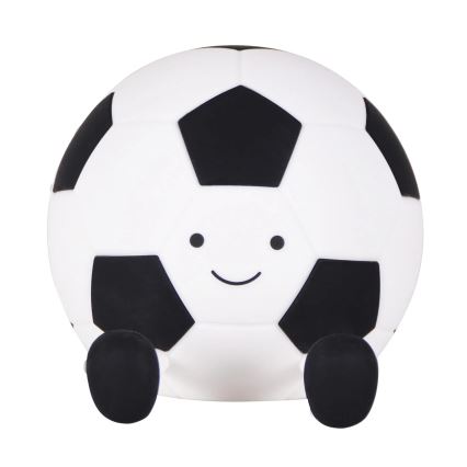 Світлодіодна регульована дитяча сенсорна лампа FOOTBALL LED/2W/5V USB 1200 mAh біла/чорна