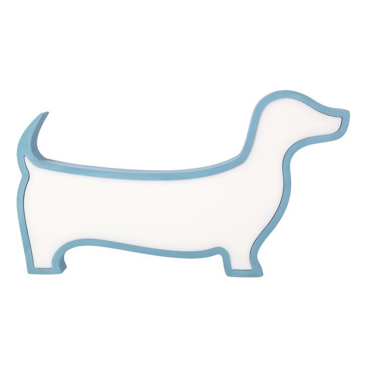 Світлодіодна дитяча настільна лампа DOG LED/12W/230V синя