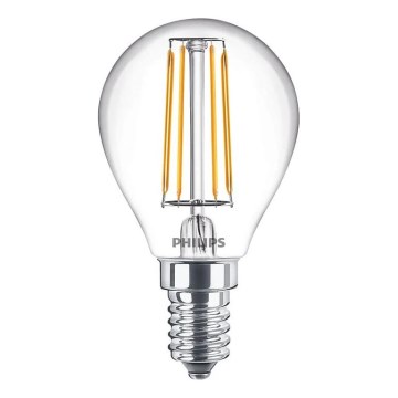 Світлодіодна філаментна лампа Philips E14/4,3W/230V 4000K