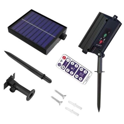 Світлодіодна гірлянда на сонячній батареї 10xLED/0,5/4,5V 12 м 3000K IP44 + дистанційне керування
