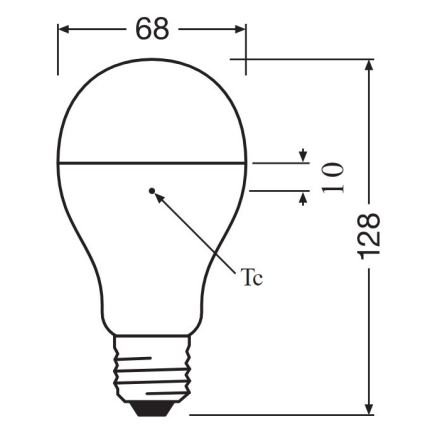 Світлодіодна лампа E27/19W/230V 2700K - Osram