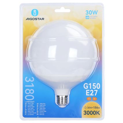 Світлодіодна лампа G150 E27/30W/230V 3000K - Aigostar