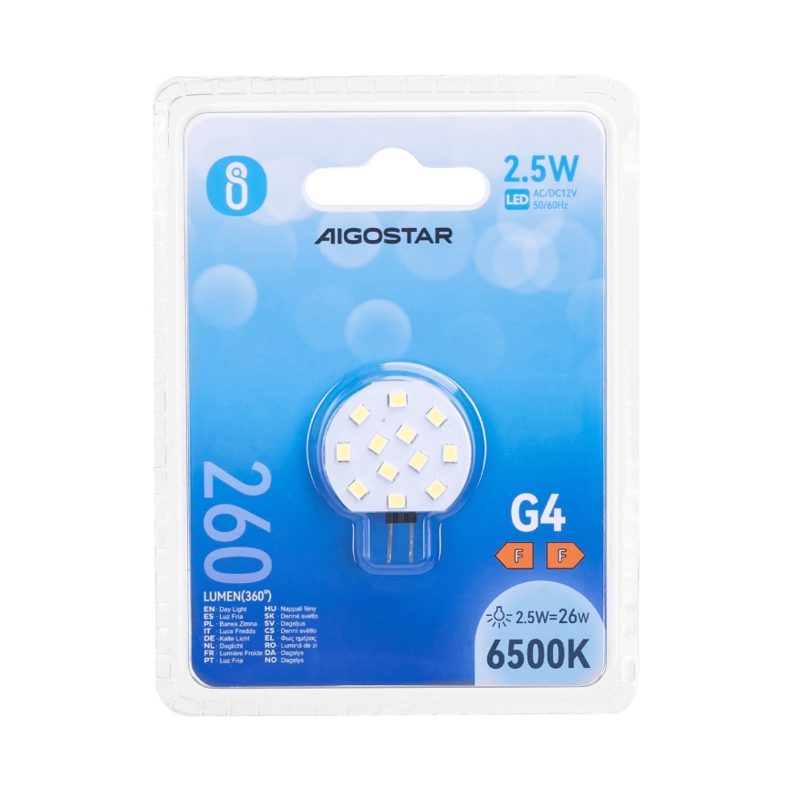 Світлодіодна лампа G4/2,5W/12V 6500K - Aigostar