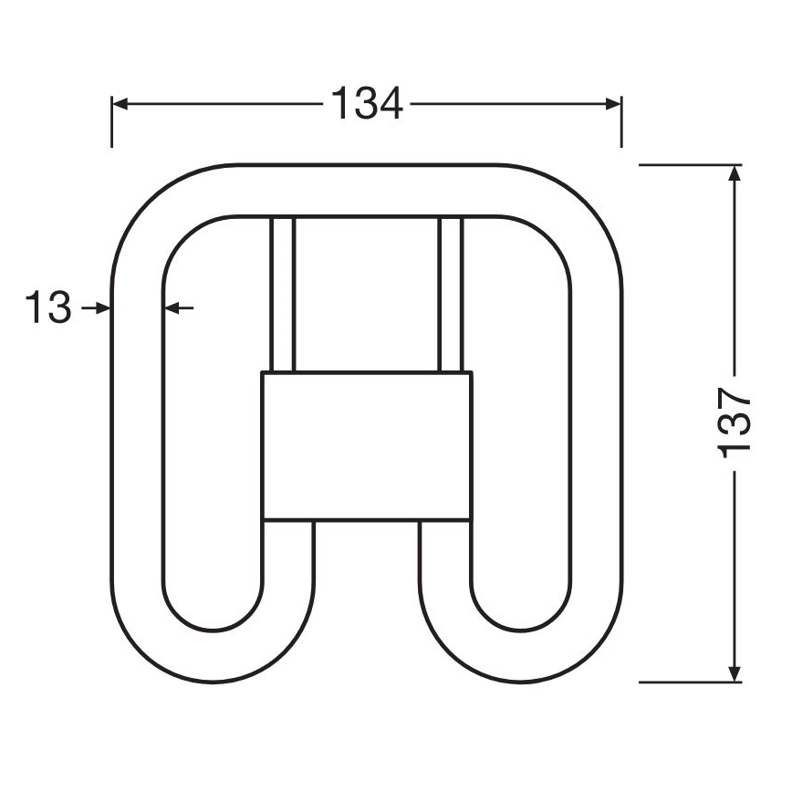 Світлодіодна люмінесцентна трубка GR8/7W/230V 3500K - Osram