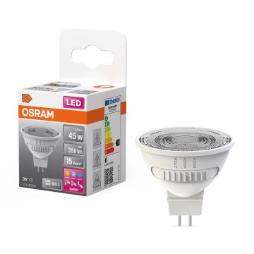 Світлодіодна лампа MR16 GU5,3/5,6W/12V 2700/4000/6500K 36° - Osram