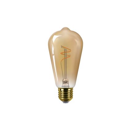 Світлодіодна лампа VINTAGE Philips ST64 E27/3,1W/230V 1800K з можливістю затемнення