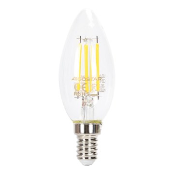 Світлодіодна лампа зі змінною яскравістю FILAMENT C35 E14/4W/230V 6500K - Aigostar