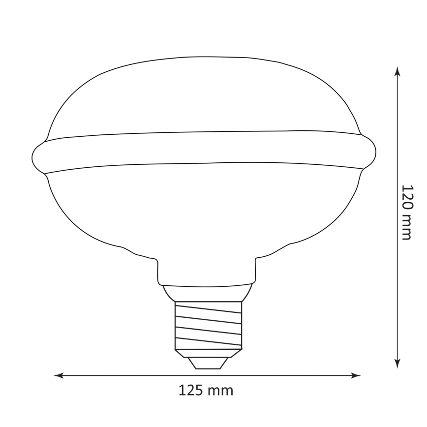 Світлодіодна лампочка DECO VINTAGE FILAMENT UFO130 E27/4W/230V 1800K