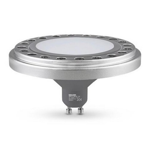 Світлодіодна лампочка ECOLINE AR111 GU10/12W/230V 3000K 120° срібний - Brilagi