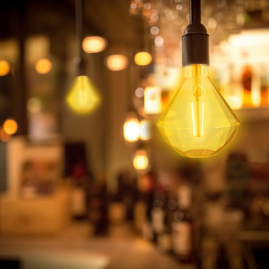 Світлодіодна лампочка FILAMENT E27/4W/230V 1800K diamant - Aigostar