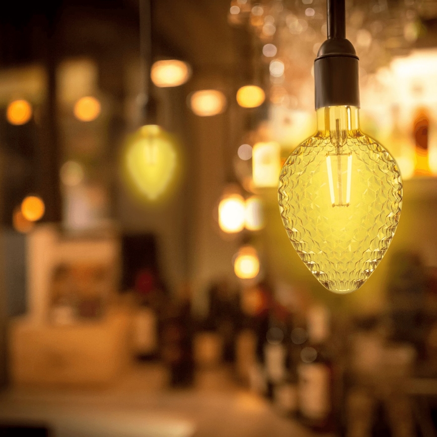 Світлодіодна лампочка FILAMENT E27/4W/230V 1800K полуниця - Aigostar