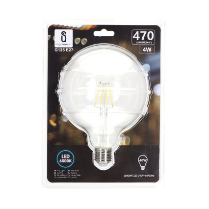 Світлодіодна лампочка FILAMENT G125 E27/4W/230V 6500K - Aigostar